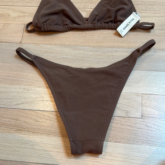 Zulu & Zephyr Brown Bikini Set - Picture 6 of 9